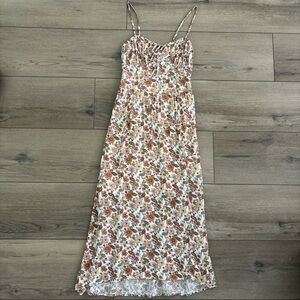 Hollister Multicolored Spaghetti Strap Sundress Maxi